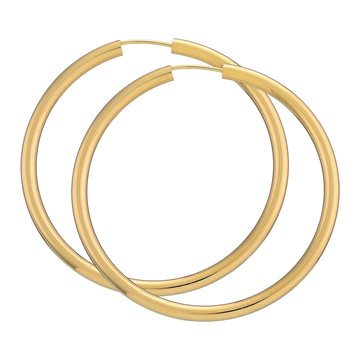 BNH - Creoler forgyldt sølv 3,0/50mm